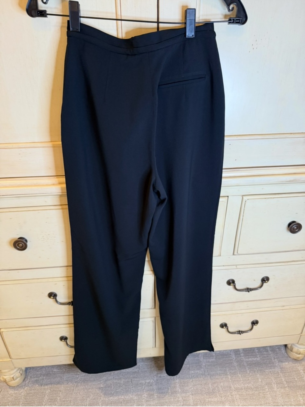 Banana Republic Black Wide-Leg Drawstring Pants - Picture 5 of 7